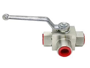 Кран гидр. 3-ход. V3RH 3/8 BSP