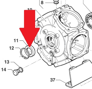 Сальник 35х52х10 насоса BP205/235/241/280/281/300/BPS300