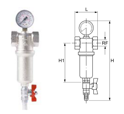 Фильтры латунные VEL