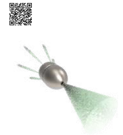 Bora, дюза,  8xM10x1, 1F×20° , 1"г  263/160