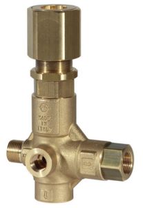 Регулировочный клапан VB 350 S; 40/350 вход 3/8"ш, выход 3/8"г. 40 л/мин 390 бар