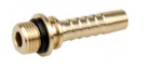 Фитинг G 1/8“ш. DN06 латунь 