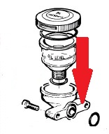 Кронштейн для крепления стакана для уровня масла APS 101 -121