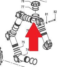 Всасывающий корпус насоса BP300 - BPS330HS (1х1)