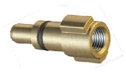 Переходник быстроразъемный бытовой Champion, Lavor латунь; выход гайка 1/4" 