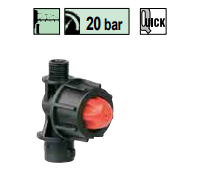 Корпус 1-на позиционный вх.Ш1/4 - вых. под БРС форсункодержатель