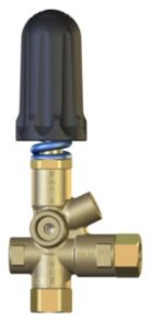 Регулировочный клапан Pulsar 4R; вход 3/8"г, выход 3/8"г с рукояткой и выходом под манометр