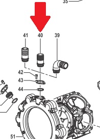 Фитинг 1"1/4 насоса BP/BPS300