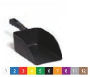 Совок 135х185х310 мм; 750 грамм, зеленый