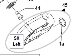 Головка (SX) насоса APS31- APS41