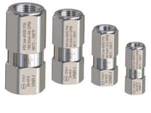 Обратный клапан VNR-I вход 3/4 г. выход 3/4 г. 180 л/мин 450 бар  нерж. сталь 