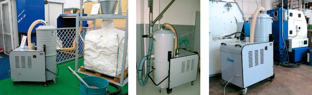 Индустриальный трехфазный пылесос