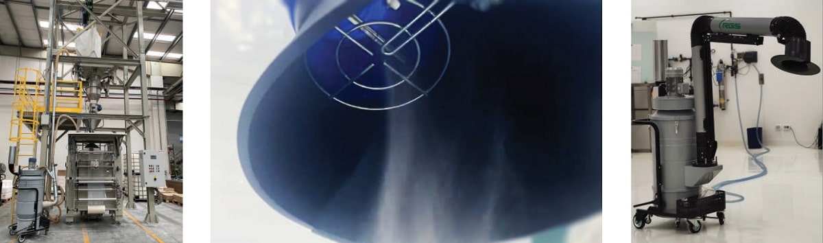 Индустриальный пылесос с высоким потоком