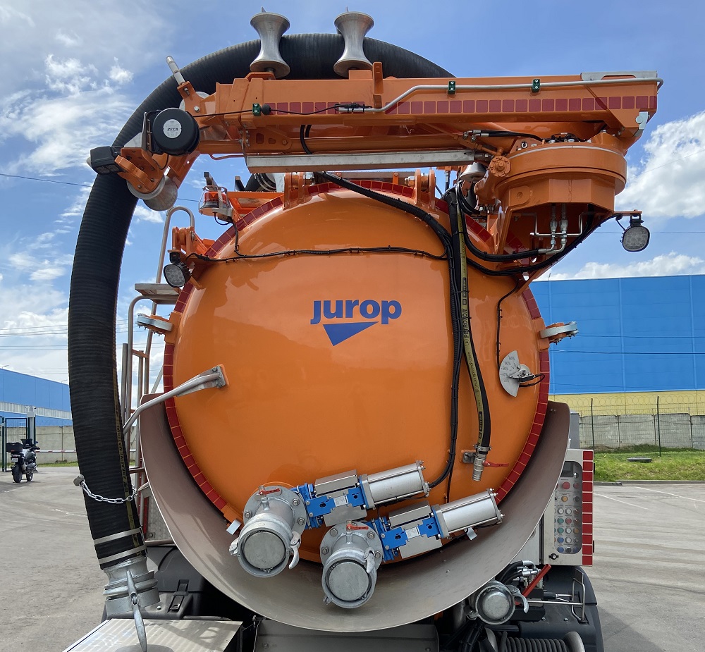 Задвижки бочки илососа с подогревом