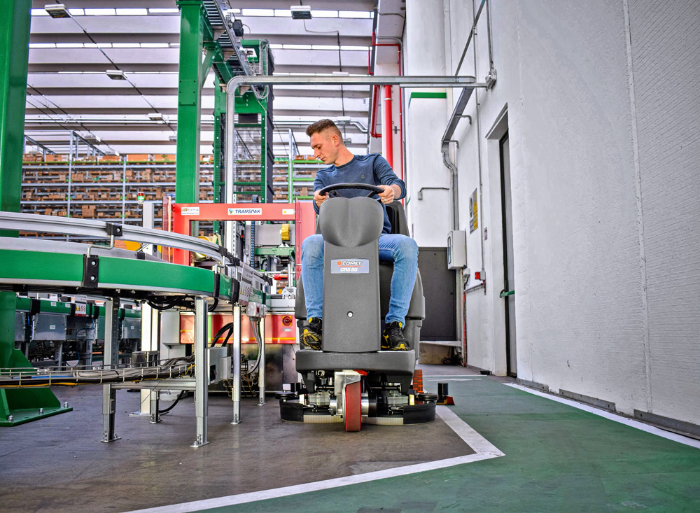 применение поломоечной машины