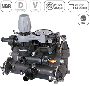 Насос мембранный Comet серия MC 20/20 (18,5 л/мин; 20 бар) 