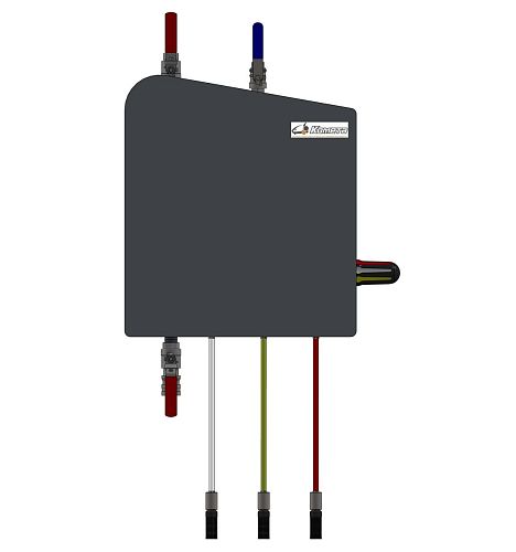 Сателлитная пенная станция с пневмопереключением SPS-3AP 15-40 бар