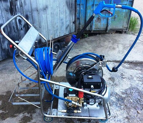 Тележка из нержавеющей стали с оборудованием 4 колеса повортные 