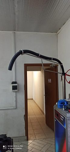 Консоль для пылесоса нерж. с кронштейном 1500мм для турбосушки