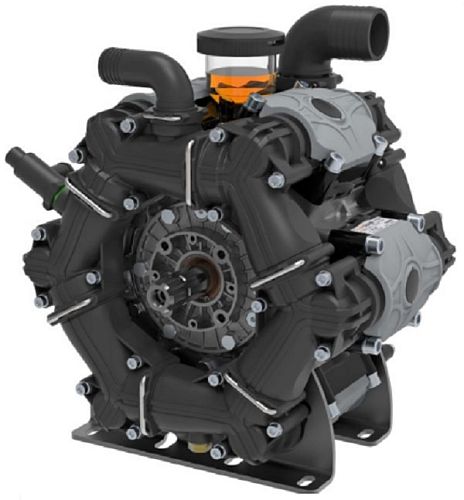 Насос мембранный Comet серия BPS385 (374 л/мин; 20 бар); вал ВОМ 1"3/8