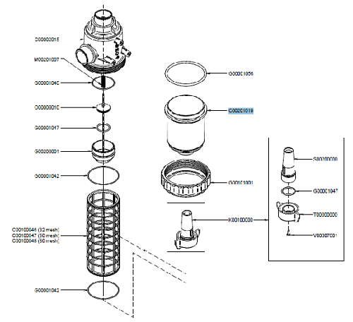 Крышка фильтра