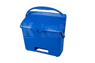 Совок с крышкой и короткой ручкой, синий