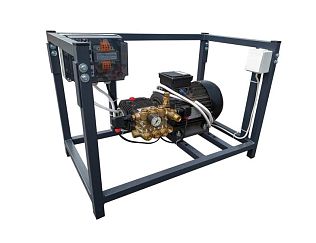 Стационарная мойка FW2 15/210 TS, 380 В, 5,5 кВт на раме с кнопкой 24 В