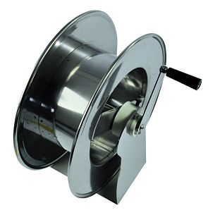 Ручная усиленная катушка RAMEX AVM 9810  50м 1/4" или 25м. 1/2"(нерж.) 1/2"ш.1/2"ш. 200 бар.