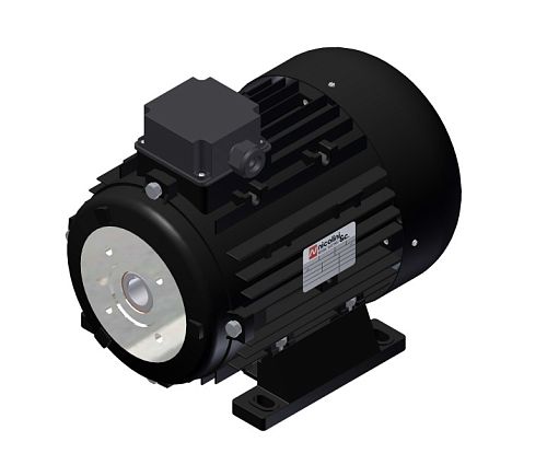 Двигатель 5.5 кВт 380B,H112 полый вал d24мм, фланец насоса 75 мм