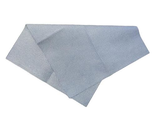 Искусственная замша перфорированная голубая 40х55, 300gsm(коробка 200шт)