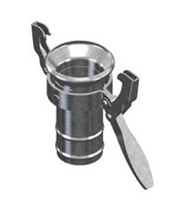 Шаровая розетка под шланг, 108х100, уплотнительное кольцо (Оцинковано)