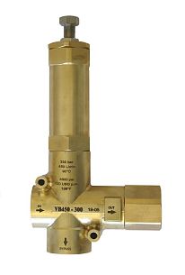 Регулятор потока VB 450/200; вход 1"1/4 г, выход 1"1/4 г; By-pass 1"1/2 г. 450 л/мин 220 бар