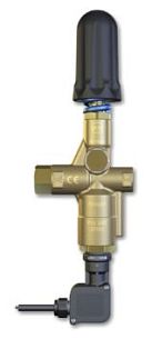 Регулировочный клапан Pulsar Zero вход 3/8"г, выход 3/8"г; By-pass 2x3/8"г с микровыключателем