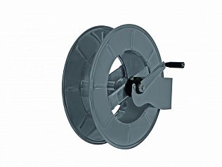 Барабан ручной для рукава 50м. 1/2" (кр.) 1/2"ш.1/2"ш. 200 бар