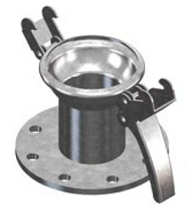 Шаровая розетка с фланцем EN1092-1, 150х150, уплотнительное кольцо