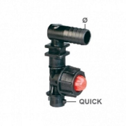Корпус 1-на позиционный шланового типа D3/4(19mm.) с нижним креплением; концевой