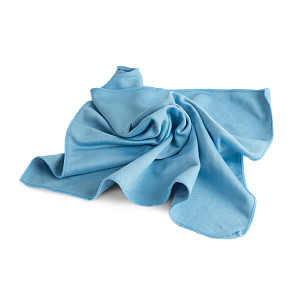 Салфетка для стекл 40х40 см голубая