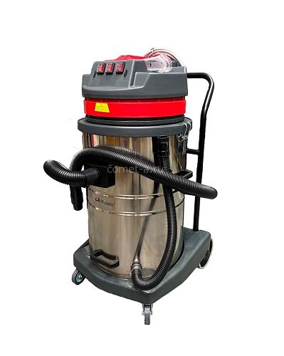 Пылесос для сухой и влажной уборки Комета 3 турб., бак 70л, 3000Вт, полная комплектация