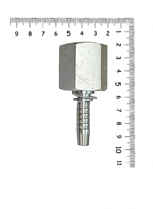 Фитинг (Г) 22х1,5 универсальный d=08 под ключ длинная 