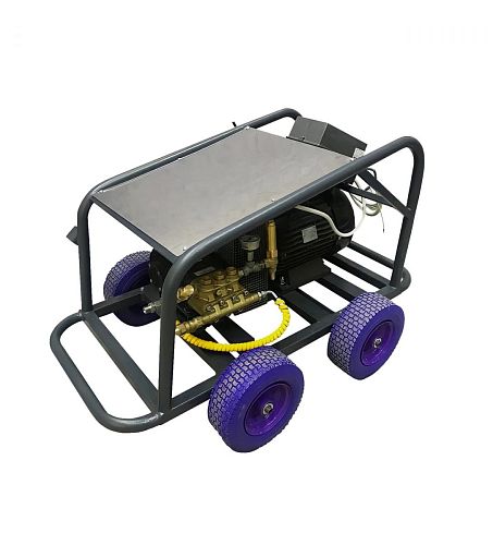 Аппарат каналопромывочный KEM 48,5/185 TW  с электродвигателем 15 кВт с барабаном 50 метров 