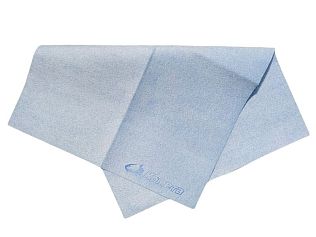 Искусственная замша, голубая 40х55, 300 gsm, с логотипом, в упаковке(коробка 125шт)