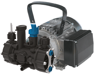 Насос мембранный Comet серия MC 18 (10,7 л/мин; 15 бар) с эл. двигателем MEC71 (220В)