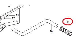 Ручка для тележки DX CRRC81ECO-CRRC120ECO