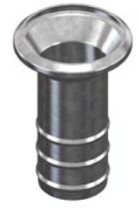 Розетка под шланг, 76Х76, тип Bauer (Оцинкован)