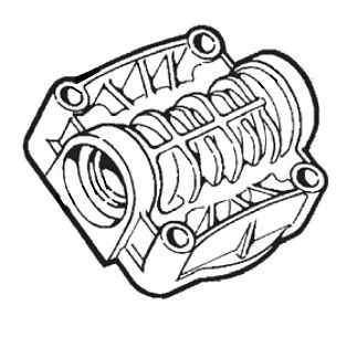 Крышка насоса BP 241/251HS (1х6)