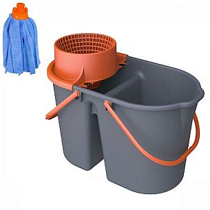 Ведро пластиковое 12 л с ручкой и отжимом NEMO 