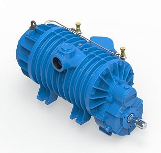 Лопастная воздуходувка JUROP C84, 540 об/мин, левое вращение, ручной клапан