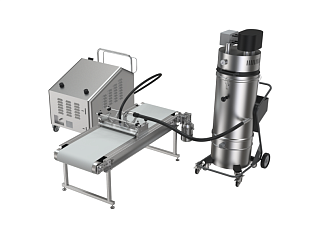 Комплекс для автоматической очистки паром конвейерных лент 180°C 10 бар 30 кВт 