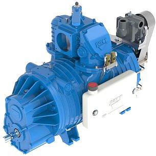 Насос вакуумный JUROP LC 750, 540 об/мин, левое вращение, ручной клапан