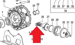 Шатун насоса BP/BPS 300 (KIT:1х6)